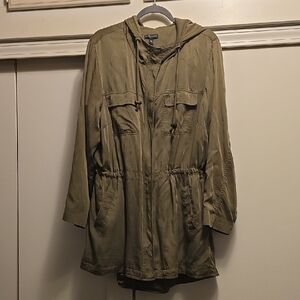 Eileen Fisher Olive Utility Jacket